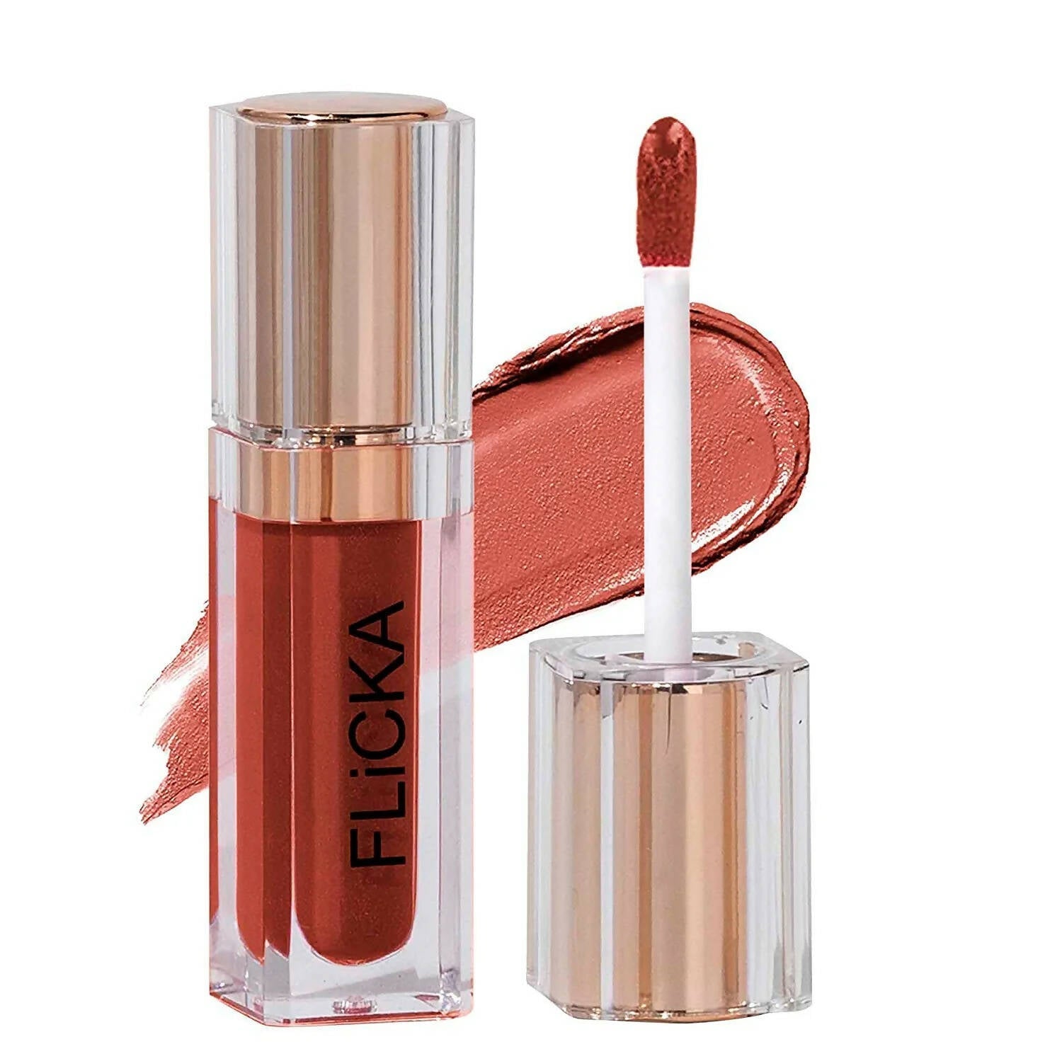 FLiCKA R U Ready Matte Finish liquid Lipstick Shade 04 Spiced Tea - DrMediCart