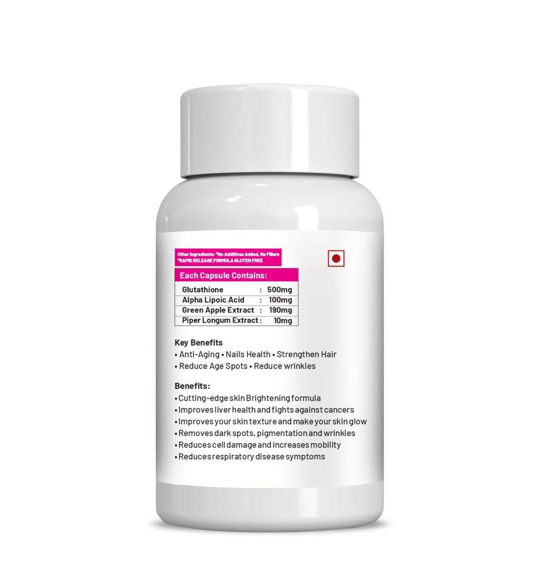 Ae Naturals Crystal Q Glutathione Capsules