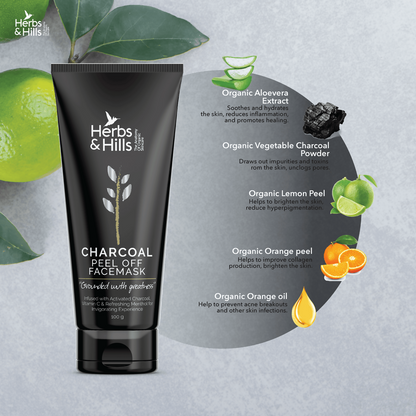 Herbs & Hills Charcoal Peel Off Facemask