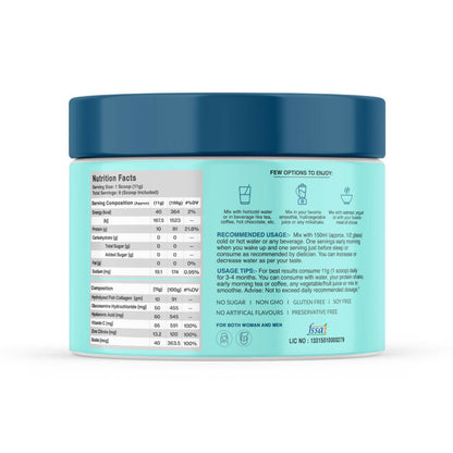 MyFitFuel Hydrolyzed Marine Collagen - Unflavoured