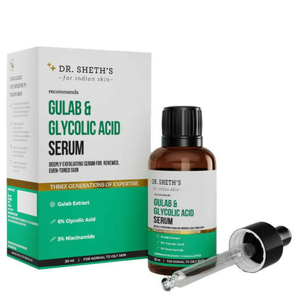 Buy Dr. Sheth's Gulab & Glycolic Acid Serum from DrMediCart, Ship from India to USA