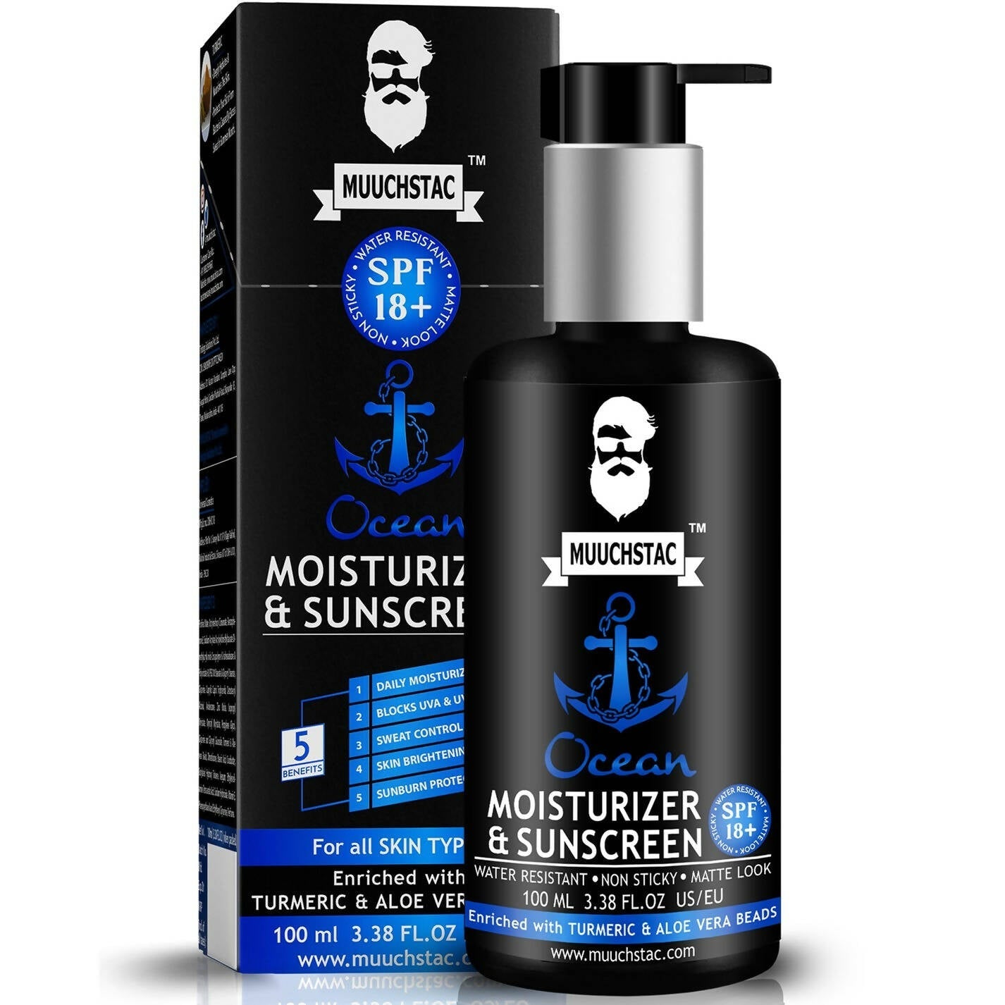 Muuchstac Ocean Moisturizer & Sunscreen For Men - DrMediCart