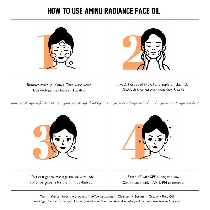Aminu Radiance Face Oil for Brightening & Ageing