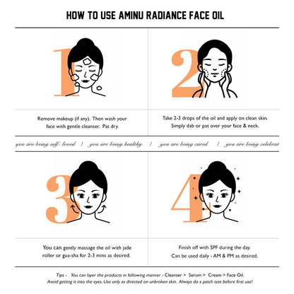 Aminu Radiance Face Oil for Brightening & Ageing