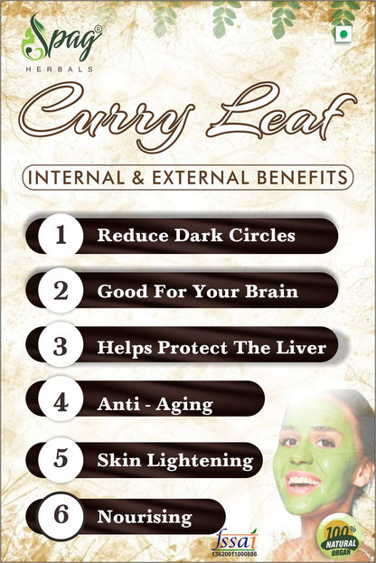 Spag Herbals Premium Curry Leaves Powder