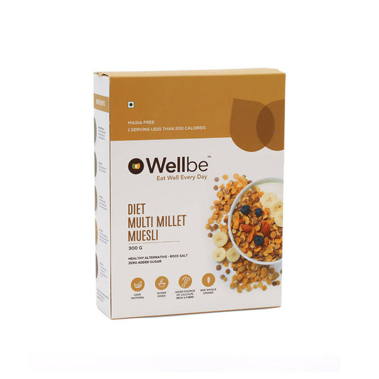 Buy Wellbe Diet Multi Millet Muesli from DrMediCart, Ship from India to USA