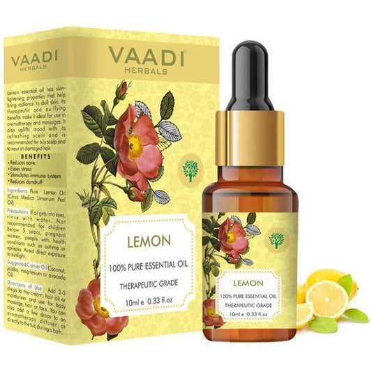 Buy Vaadi Herbals Lemon Oil Therapeutic Grade from DrMediCart, Ship from India to USA