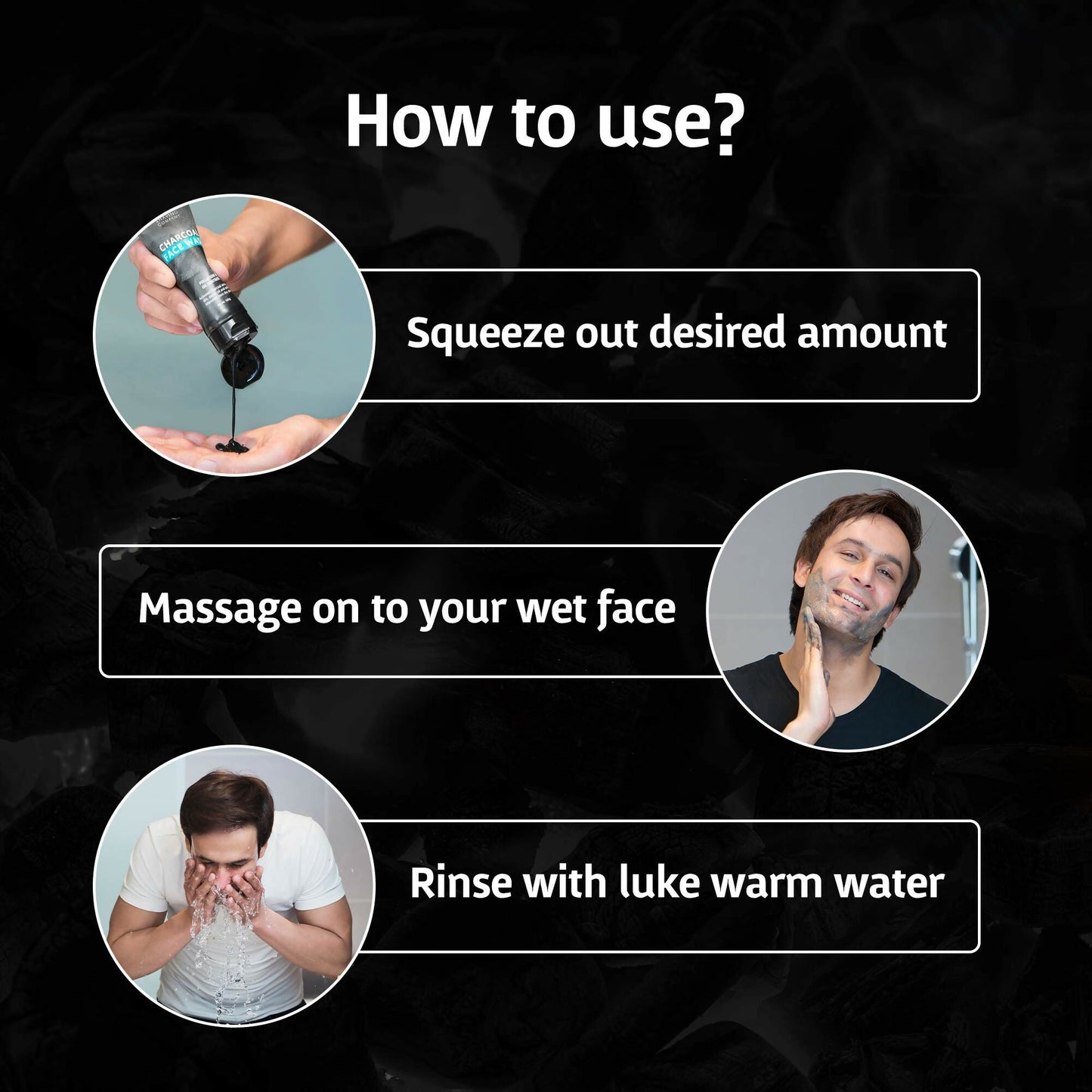 Bombay Shaving Company Charcoal Face Wash for Men Anti Pollution, Oil Control and Brightening