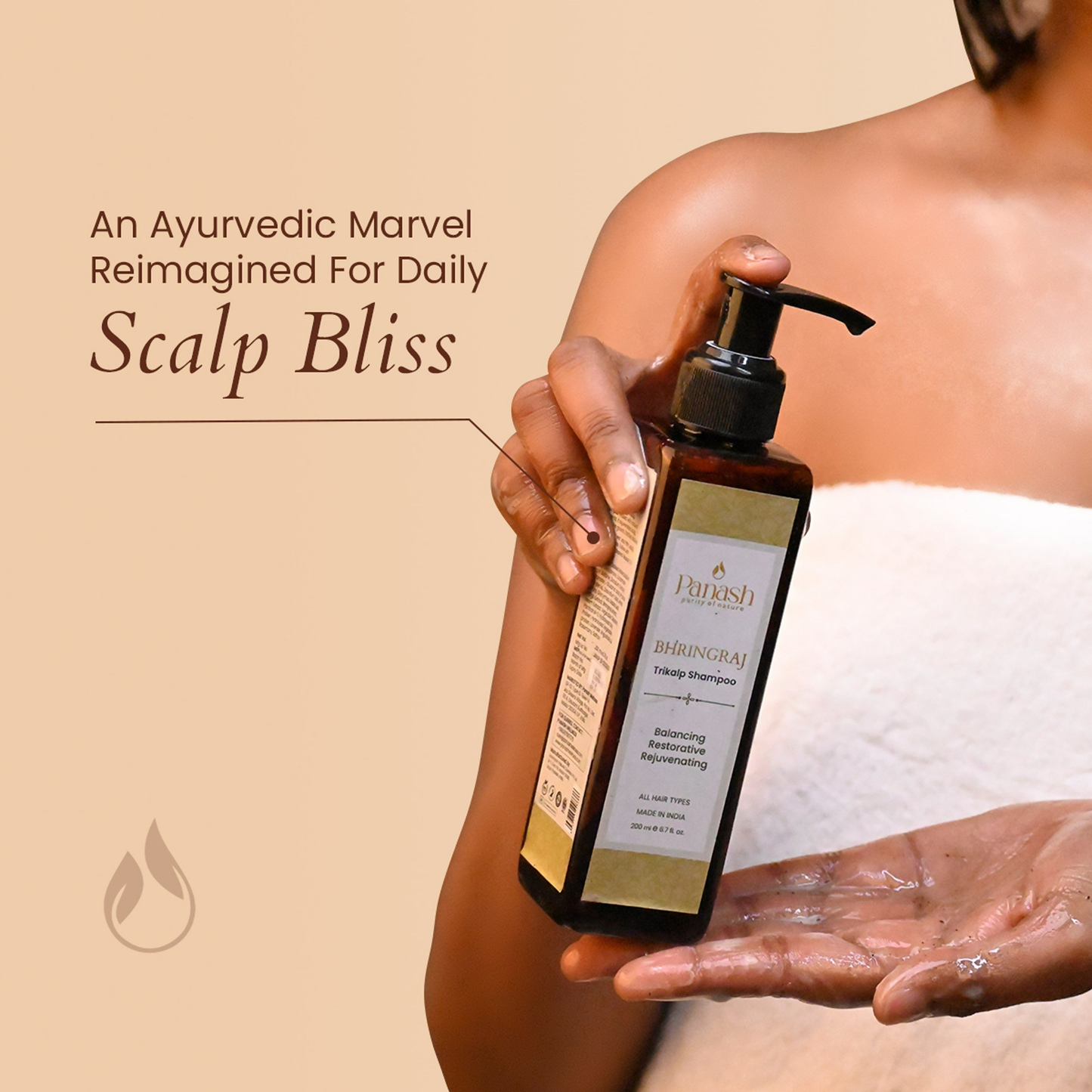 Panash Bhringraj Trikalp Hair Shampoo