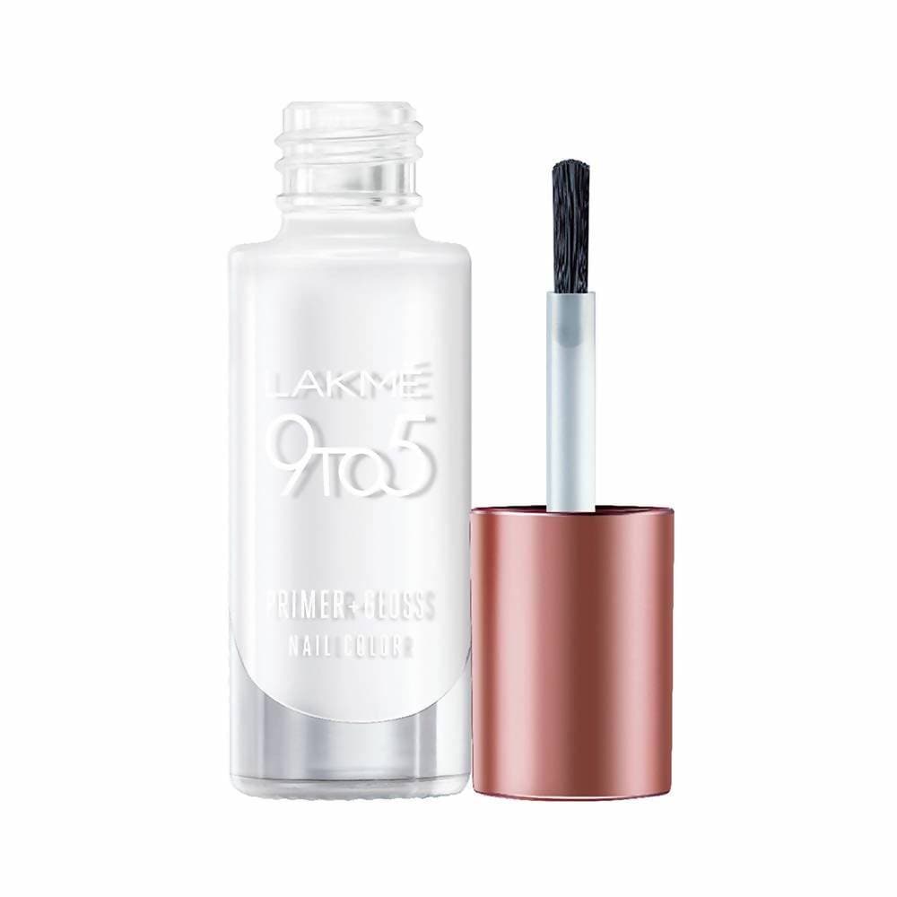 Lakme 9 to 5 Primer + Gloss Nail Colour - Top Coat - DrMediCart