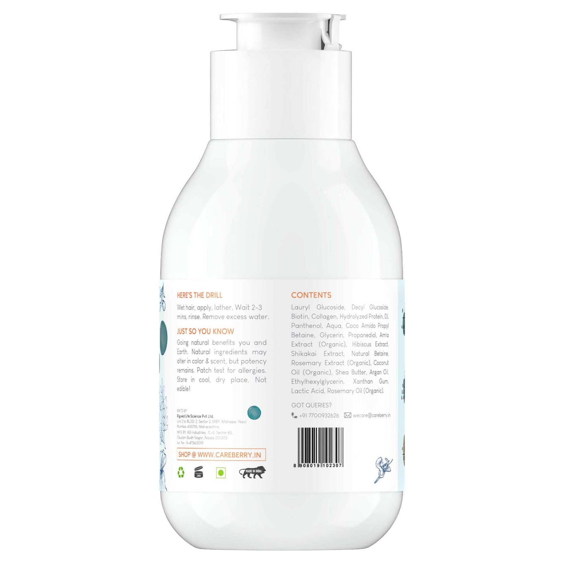 Buy careberry biotin collagen shampoo from DrMediCart, Ship from India to USA