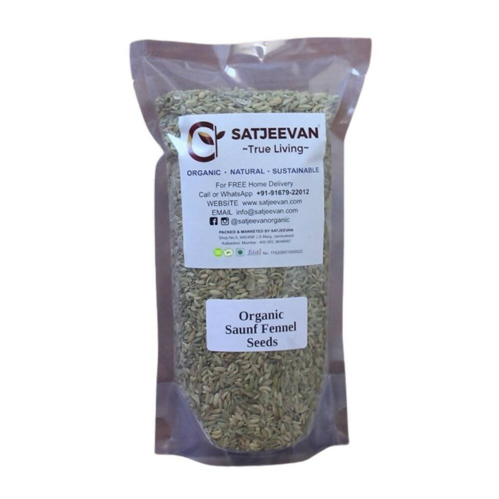 Buy Satjeevan Organic Saunf Fennel Seeds from DrMediCart