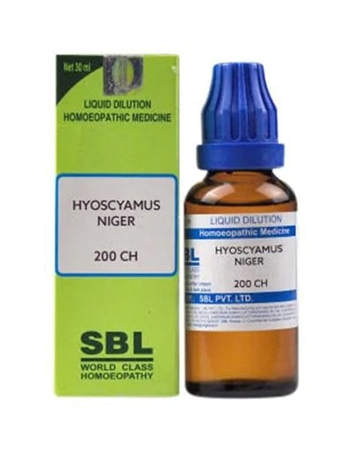Buy SBL Homeopathy Hyoscyamus Niger Dilution from DrMediCart, Ship from India to USA