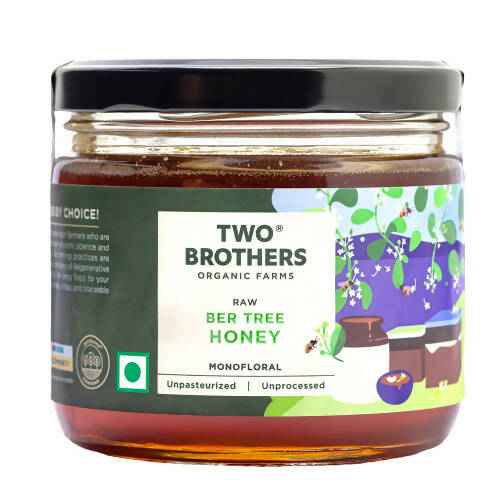 Two Brothers Organic Farms Indian Ber Tree Raw Honey-Mono Floral