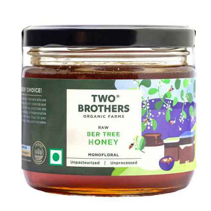 Two Brothers Organic Farms Indian Ber Tree Raw Honey-Mono Floral