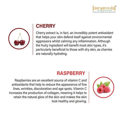 Aaryanveda Body Yogurt - Cherry & Raspberry