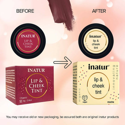 Inatur Lip and Cheek Tint Mocha