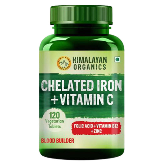 Buy Himalayan Organics Chelated Iron Plus Vitamin C Tablets from DrMediCart, Ship from India to USA