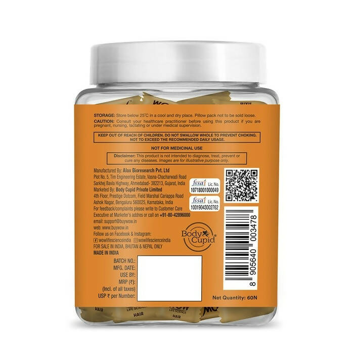 Wow Life Science Strong Hair Gummies - DrMediCart