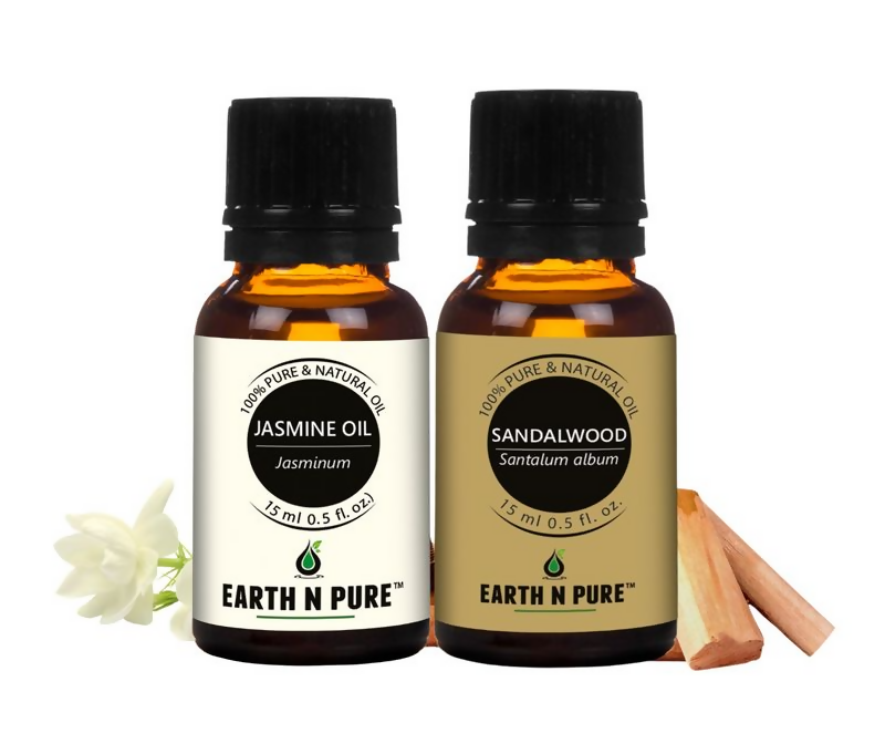 Earth N Pure Sandalwood Essential Oil and Jasmine Essential Oil