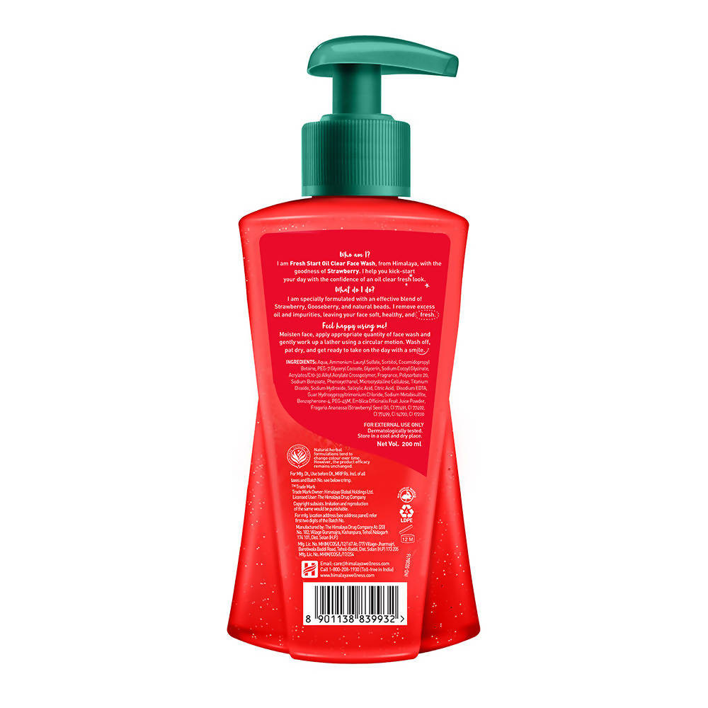 himalaya herbals fresh start oil clear face wash strawberry buy in usa