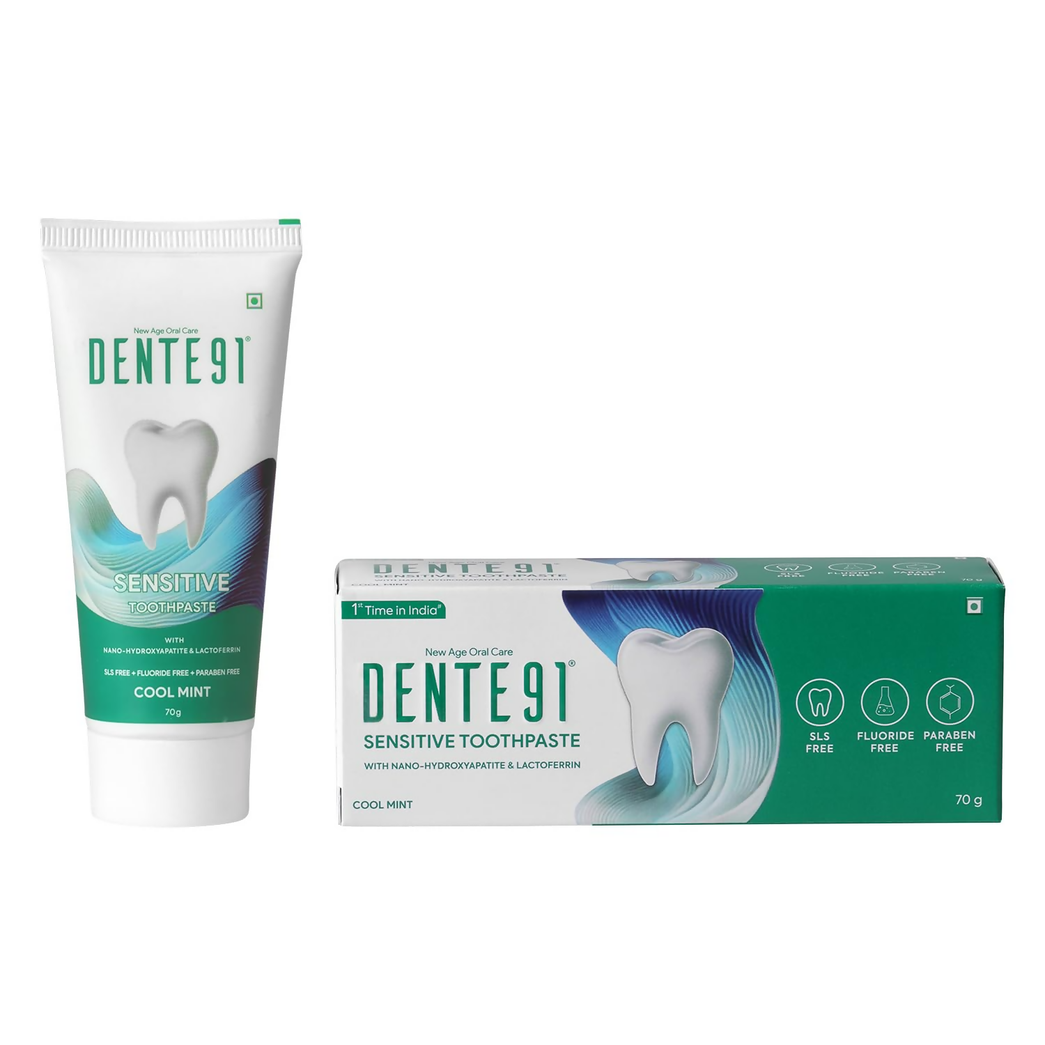 Dente91 Sensitive Toothpaste Reduces Hypersensitivity Strengthens Enamel Repairs Cavities
