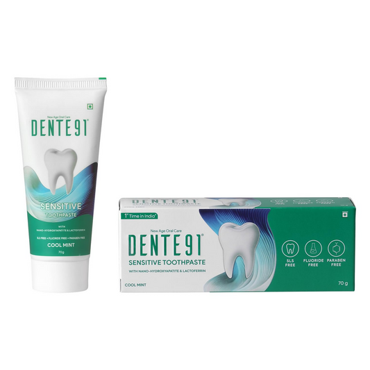 Dente91 Sensitive Toothpaste Reduces Hypersensitivity Strengthens Enamel Repairs Cavities