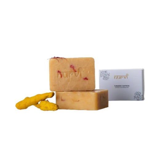 Buy Nurvi Turmeric Saffron Cold Pressed Soap from DrMediCart, Ship from India to USA