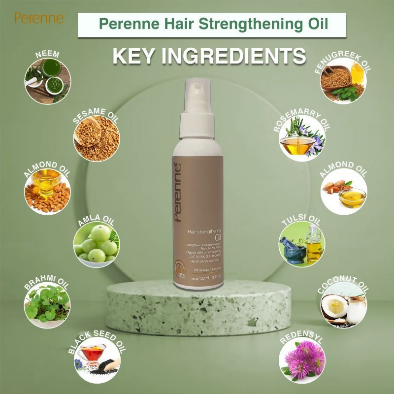 Perenne Hair Strengthening Oil With Onion Seed Oil