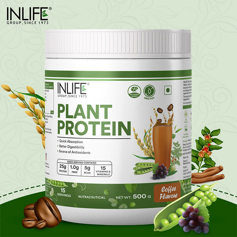 Inlife Plant Protein Powder Coffee