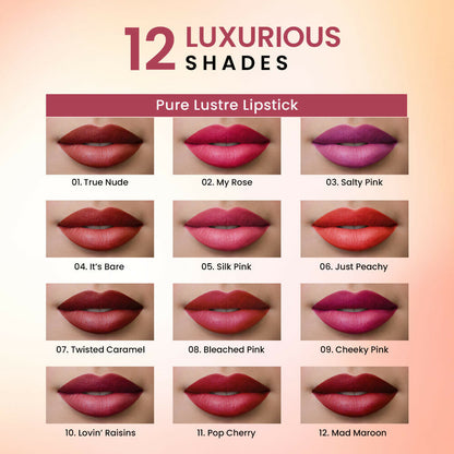 Swiss Beauty High Shine Finish Smooth Glide Pure Lustre Lipstick - 2 My Rose