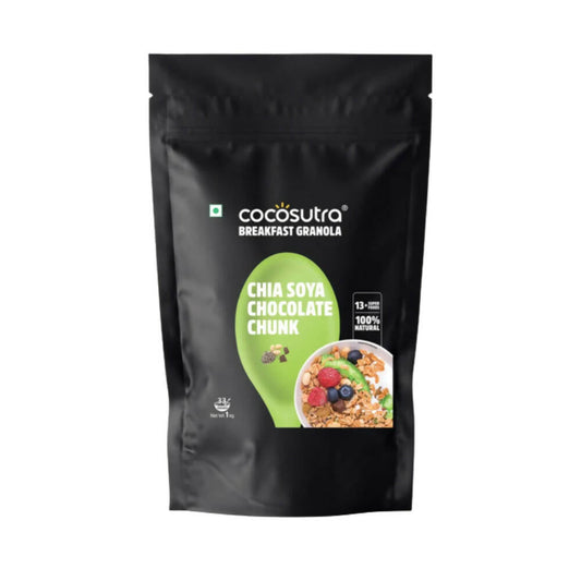 Buy Cocosutra Chia Soya Chocolate Chunk Breakfast Granola from DrMediCart, Ship from India to USA