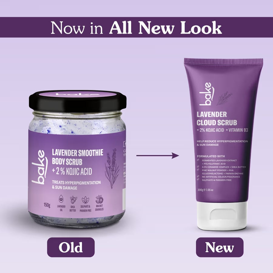 Bake 2% Kojic Acid Lavender Smoothie Body Scrub