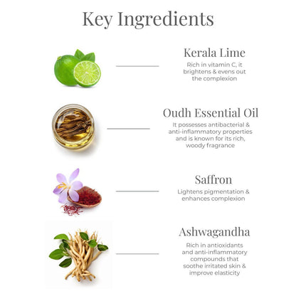 Forest Essentials After Bath Oil Lime Saffron & Oudh - Drmedicart
