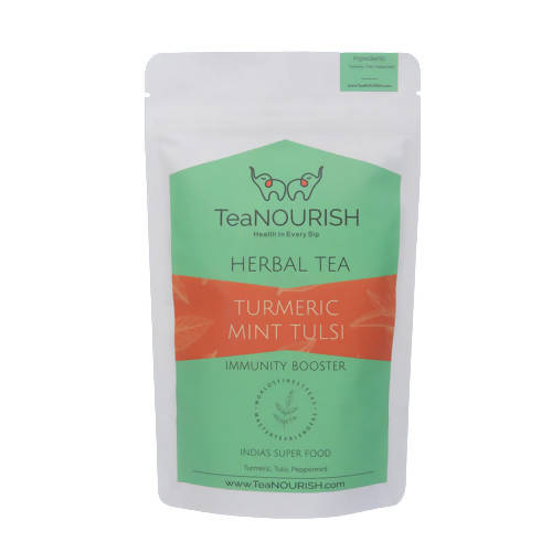 Buy TeaNourish Turmeric Mint Tulsi Herbal Tea from DrMediCart, Ship from India to USA