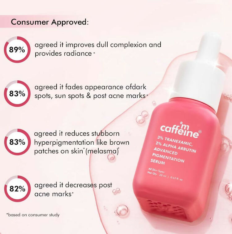 mCaffeine Clear Glow 3% Tranexamic, 2% Alpha Arbutin Advanced Pigmentation Serum