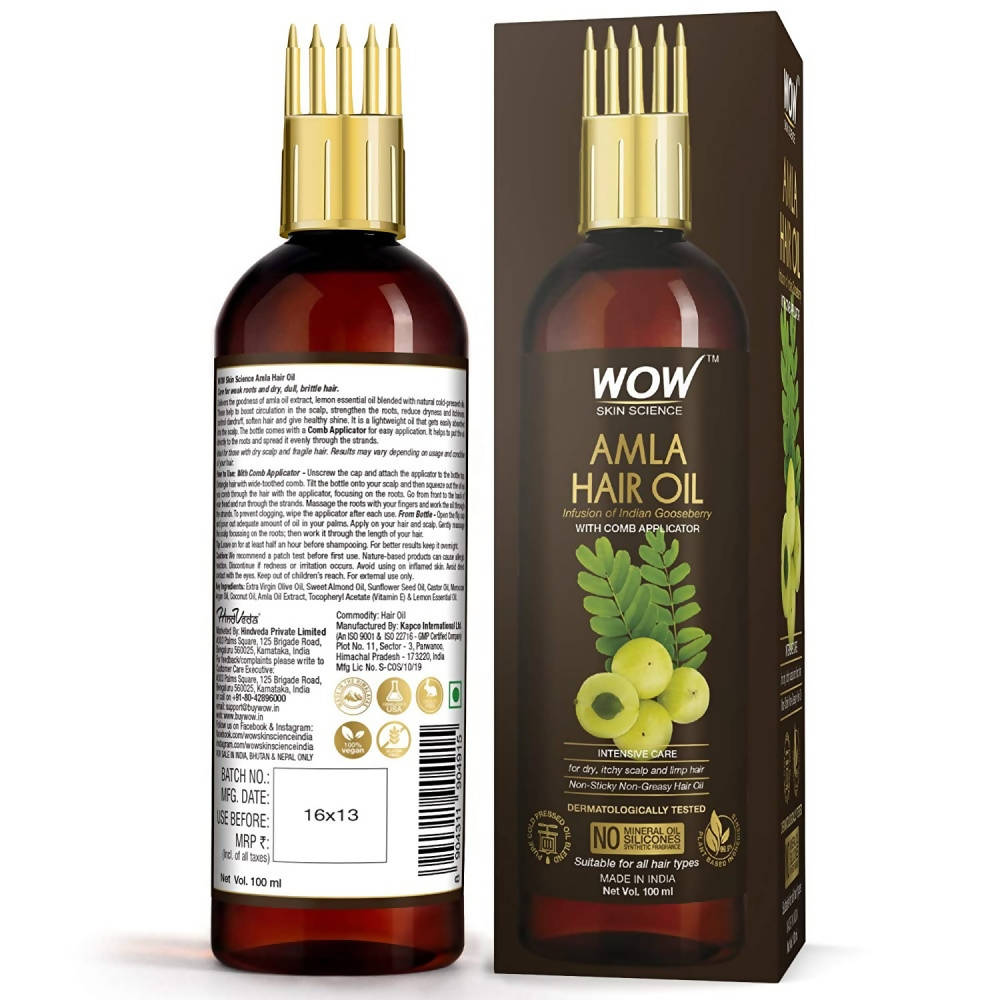 Wow Skin Science Amla Hair Oil - DrMediCart