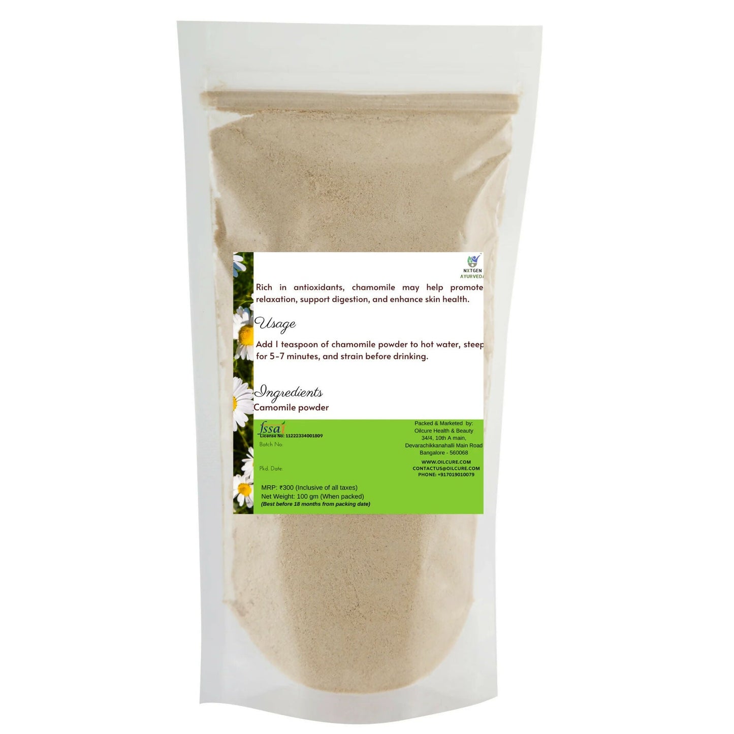 Oilcure Camomile Flower Powder