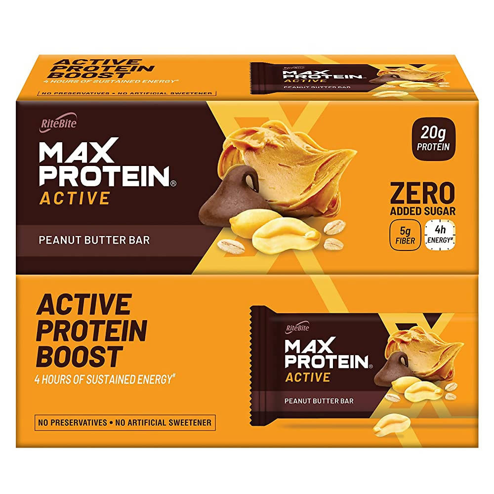 RiteBite Max Protein Active Peanut Butter Bar