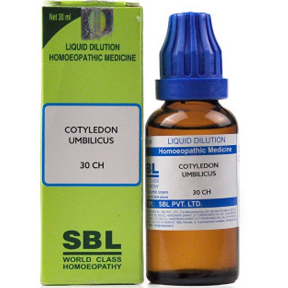 SBL Homeopathy Cotyledon Umbilicus Dilution