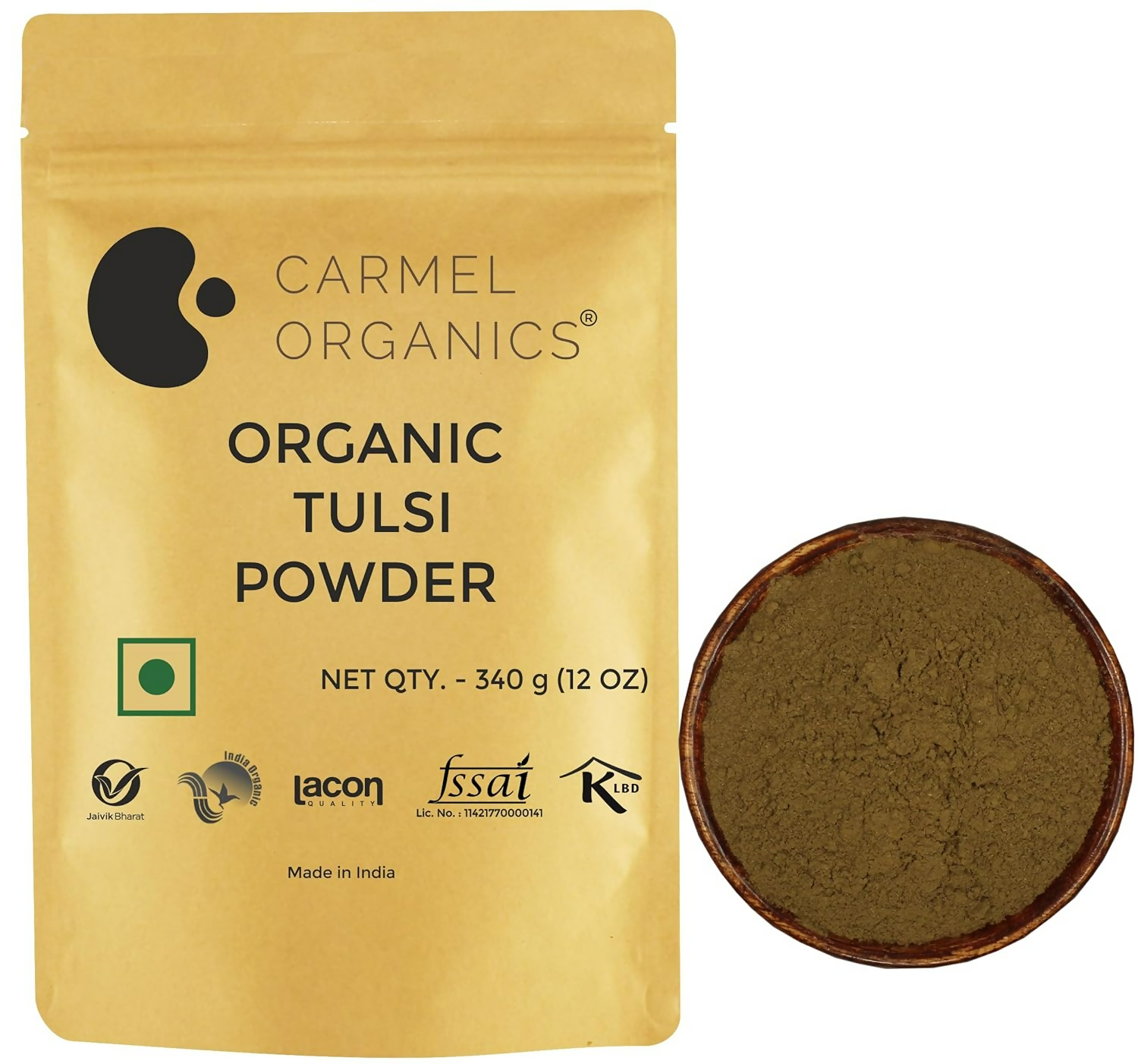 Carmel Organics Tulsi Leaves Powder