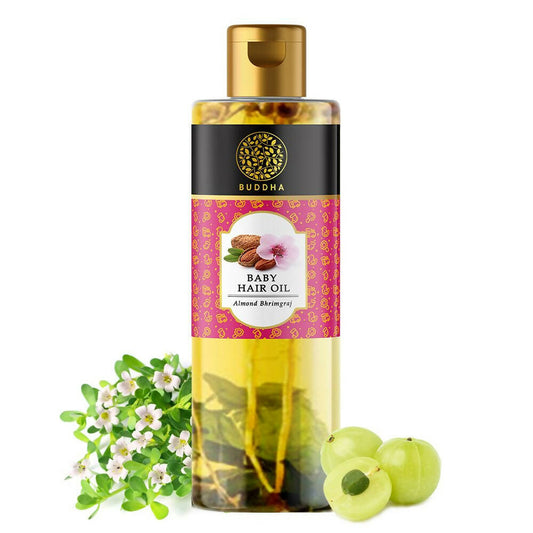 Buy Buddha Natural Baby Hair Oil from DrMediCart, Ship from India to USA