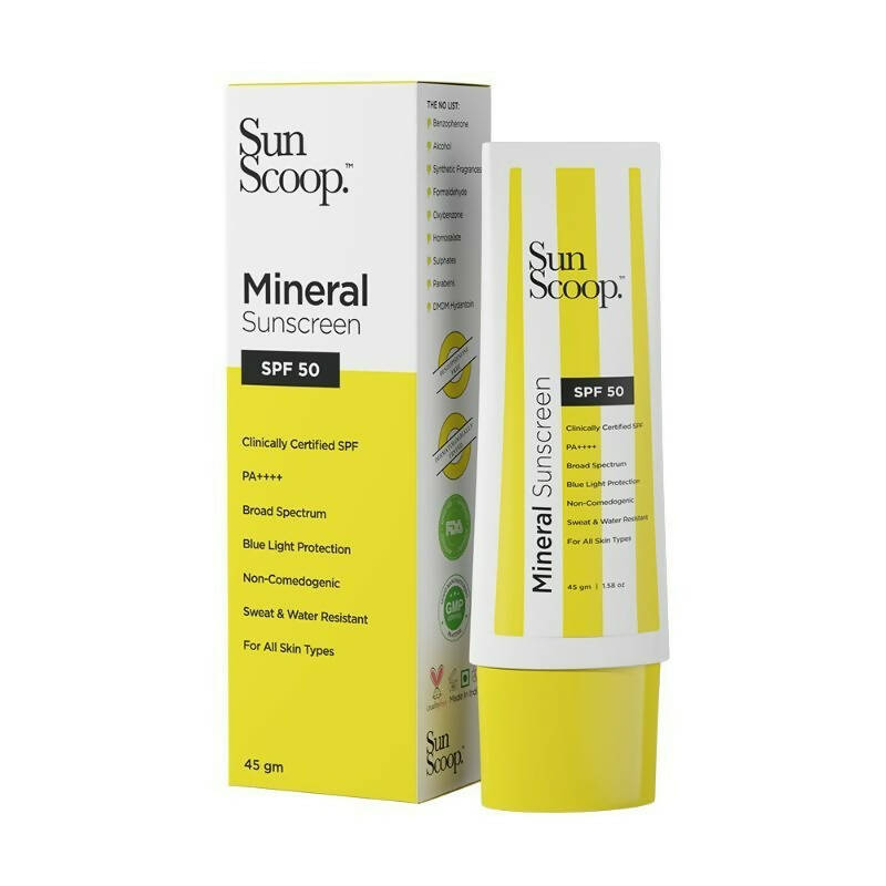 Buy Sun Scoop Mineral Sunscreen SPF 50 from DrMediCart, Ship from India to USA