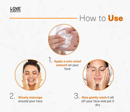 Love Earth Vitamin – C Face Wash