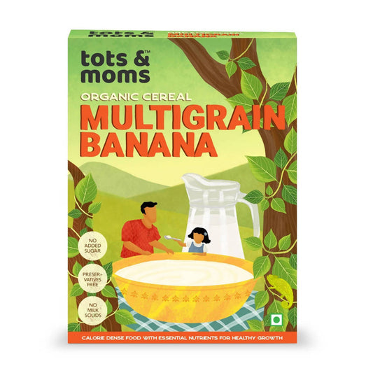 Buy Tots and Moms Organic Multigrain Banana Cereal from DrMediCart, Ship from India to USA