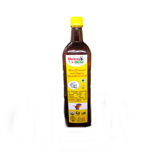 Buy Being Desi Wood pressed Organic Black Mustard Oil from DrMediCart