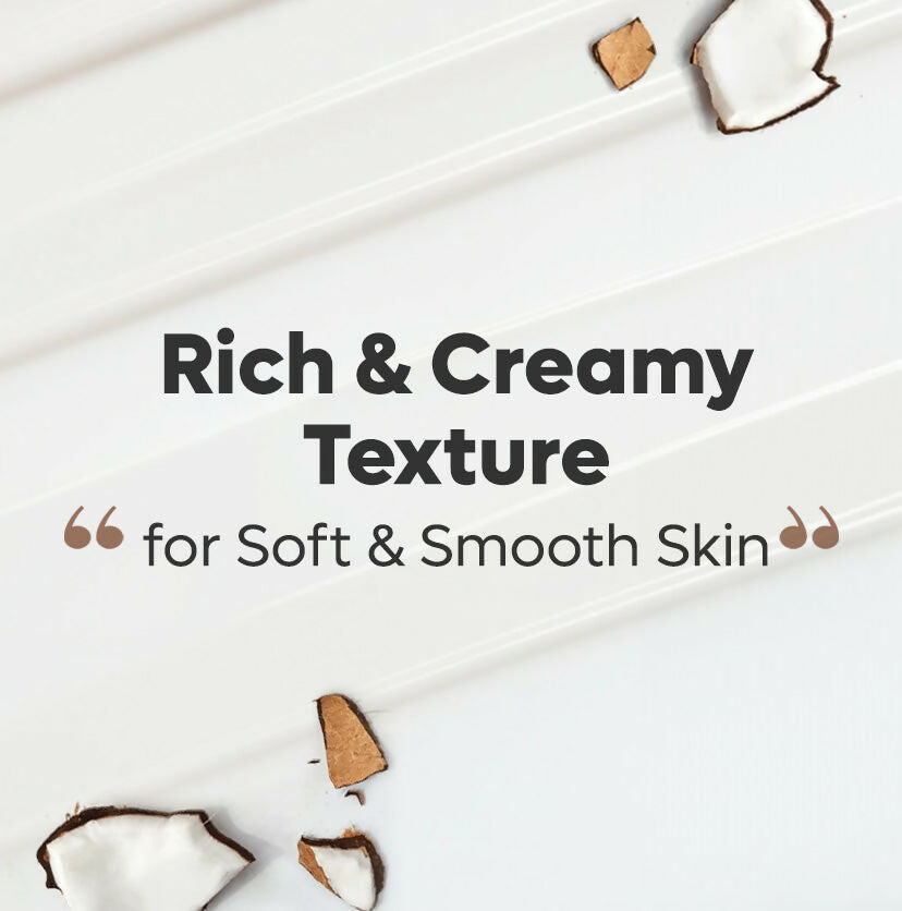 mCaffeine Coconut Cream Body Wash - Mildy Cleanses & Moisturizes