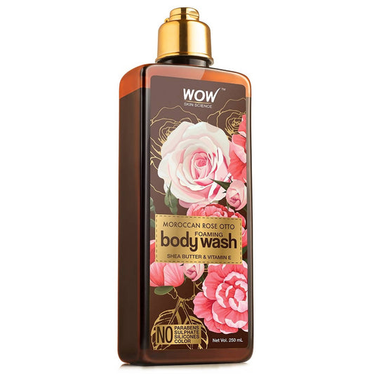 Buy Wow Skin Science Moroccan Rose Otto Foaming Body Wash from DrMediCart, Ship from India to USA