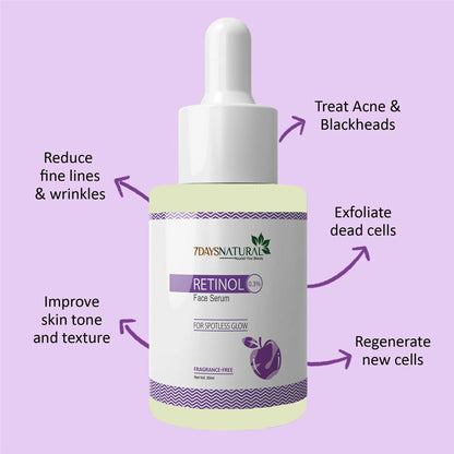 7 Days Organic Retinol Serum for Face