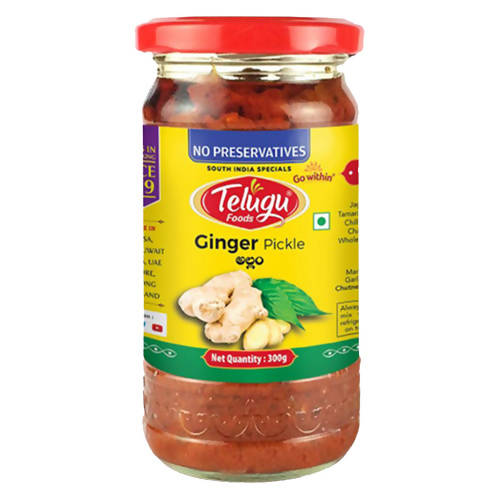 Buy Telugu Foods Ginger Pickle from DrMediCart, Ship from India to USA